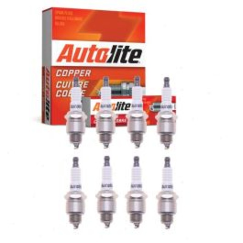 8 pc Autolite Copper Core Spark Plugs for 1967-1970 Jeep J-3700 5.3L 5.4L V8