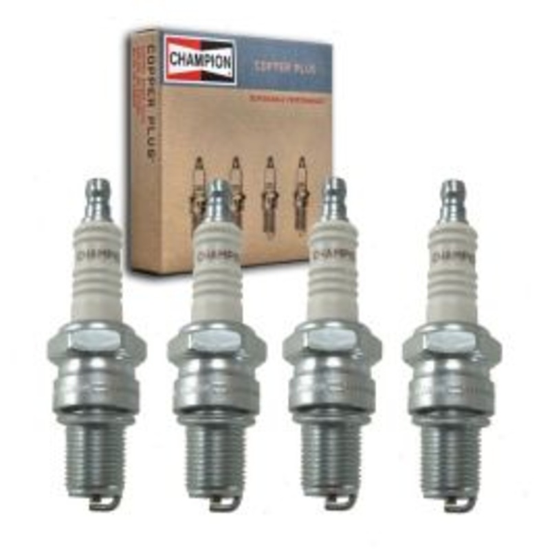 4 pc Champion Copper Plus Spark Plugs for 1957-1958 MG ZB 1.5L L4