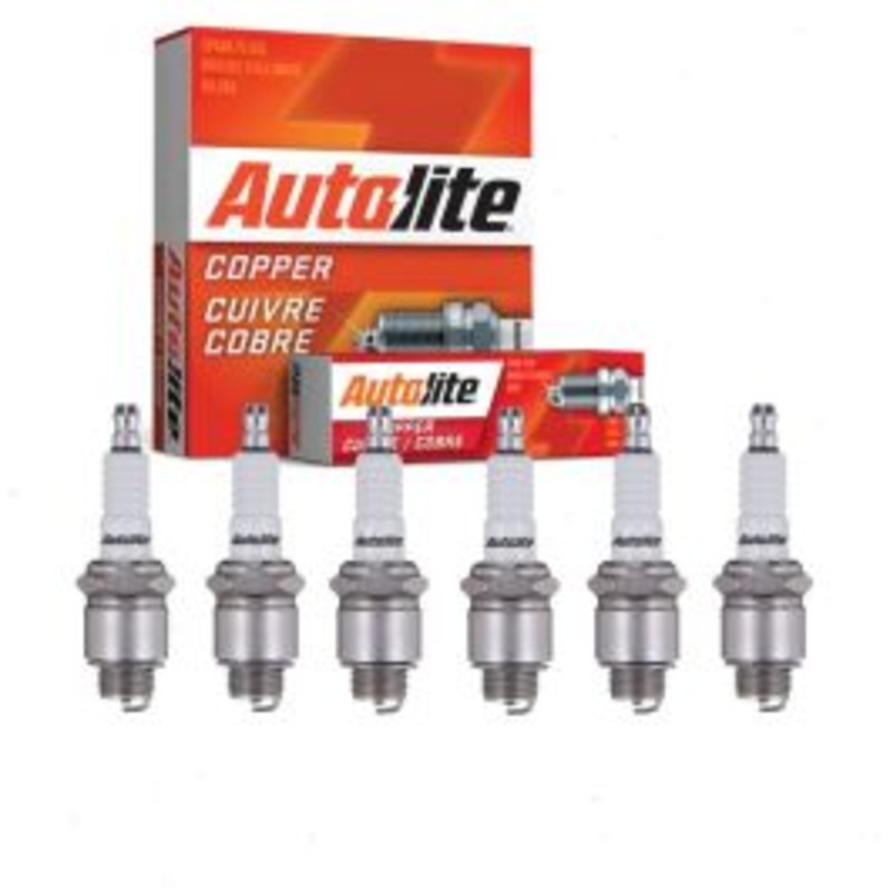 6 pc Autolite Copper Core Spark Plugs for 1939 Oldsmobile G-39