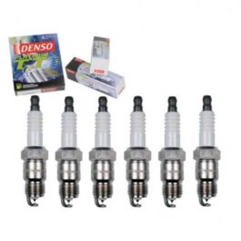 6 pc DENSO Platinum TT Spark Plugs for 1980-1982 Cadillac DeVille 4.1L V6