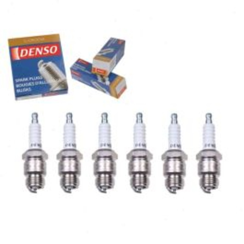 6 pc DENSO Standard U-Groove Spark Plugs for 1968-1974 Mercury Montego 3.3L 4.1L L6