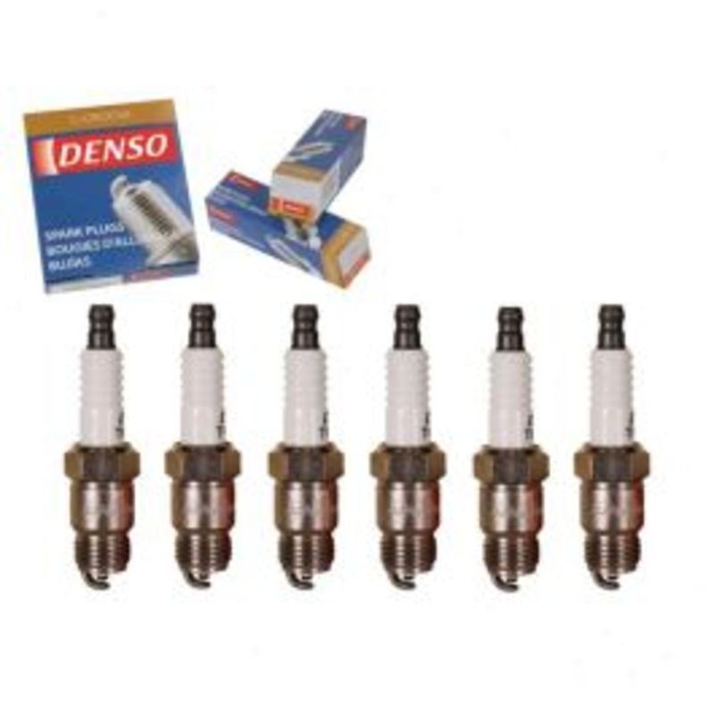 6 pc DENSO Standard U-Groove Spark Plugs for 1984-1986 Jeep Wagoneer 2.8L V6
