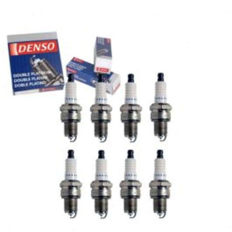 8 pc DENSO Double Platinum Spark Plugs for 1972-1989 Plymouth Gran Fury 5.2L 5.9L V8