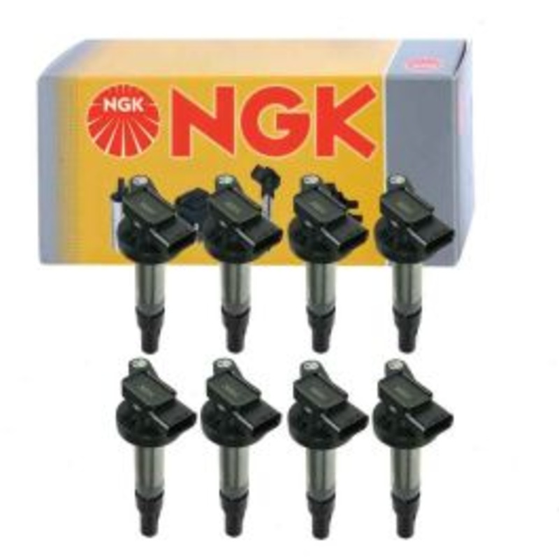 8 pc NGK Ignition Coils for 2003-2008 Jaguar S-Type 4.2L V8
