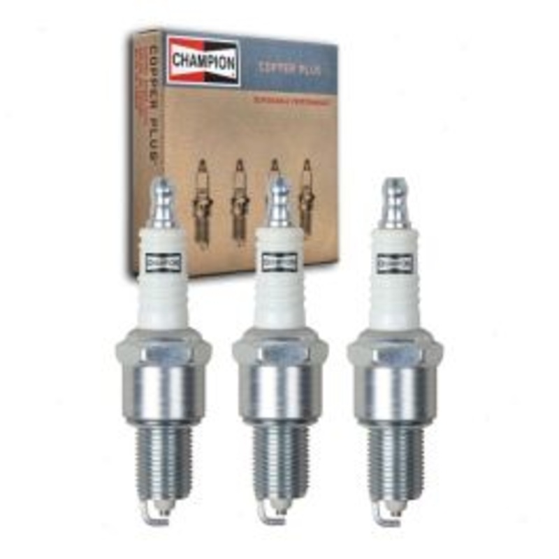 3 pc Champion Copper Plus Spark Plugs for 1980-1982 Suzuki SJ410 1.0L L3