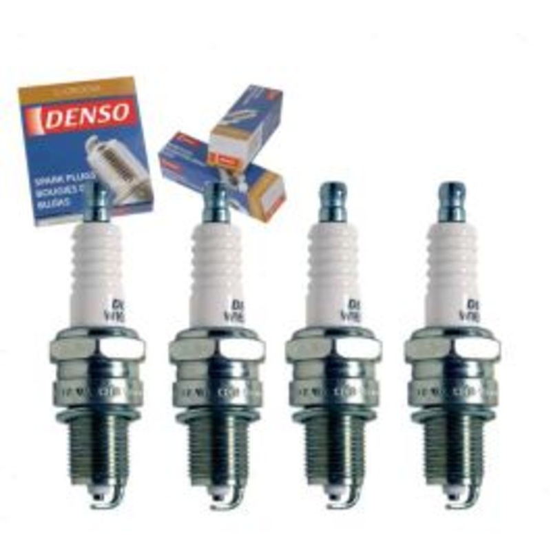 4 pc DENSO Standard U-Groove Spark Plugs for 1975-1979 MG Midget 1.5L L4