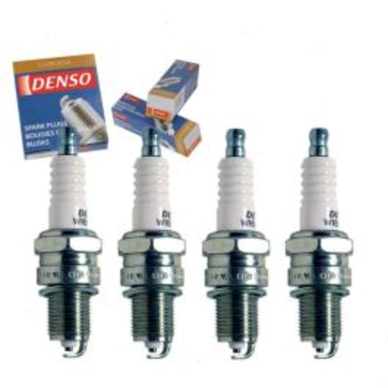 4 pc DENSO Standard U-Groove Spark Plugs for 1984-1988 Dodge Mini Ram 2.2L 2.5L L4