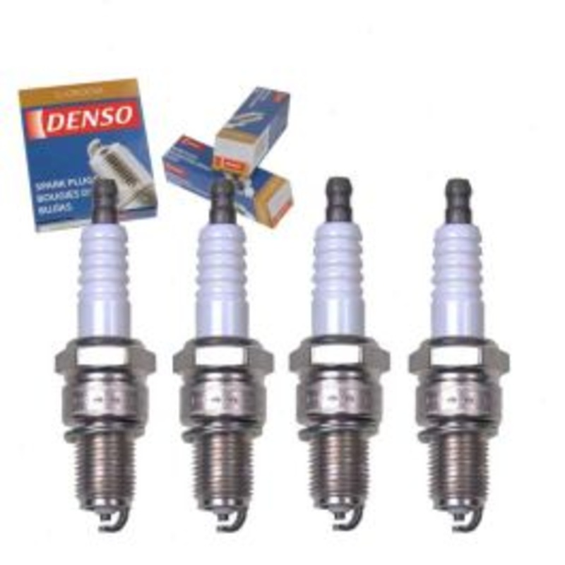 4 pc DENSO Standard U-Groove Spark Plugs for 1984-1990 Plymouth Colt 1.6L L4