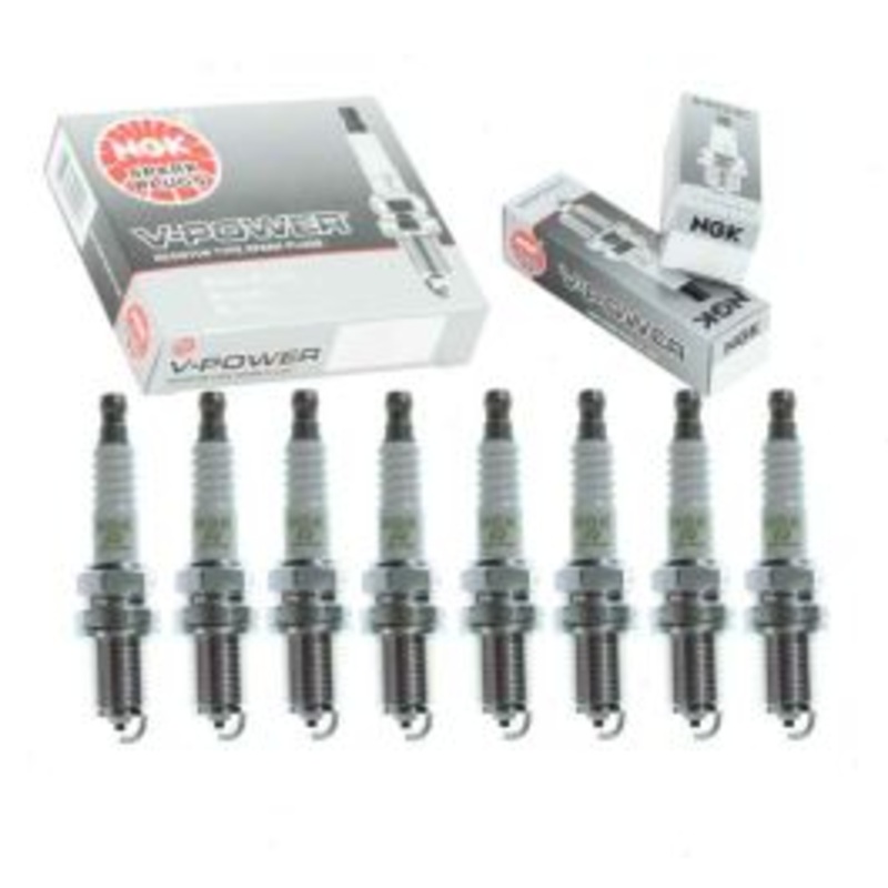 8 pc NGK V-Power 5424 BKR4E-11 Spark Plugs