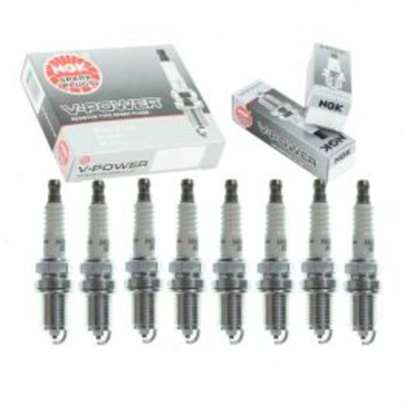8 pc NGK V-Power Spark Plugs for 1992-1994 Dodge B250 5.2L 5.9L V8