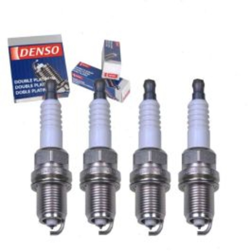 4 pc DENSO Double Platinum Spark Plugs for 1993 Chevrolet Beretta 2.3L L4