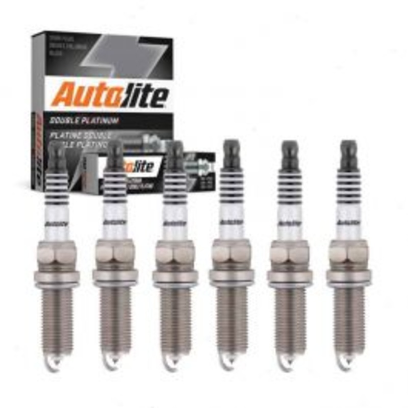6 pc Autolite Double Platinum APP5702 Spark Plug