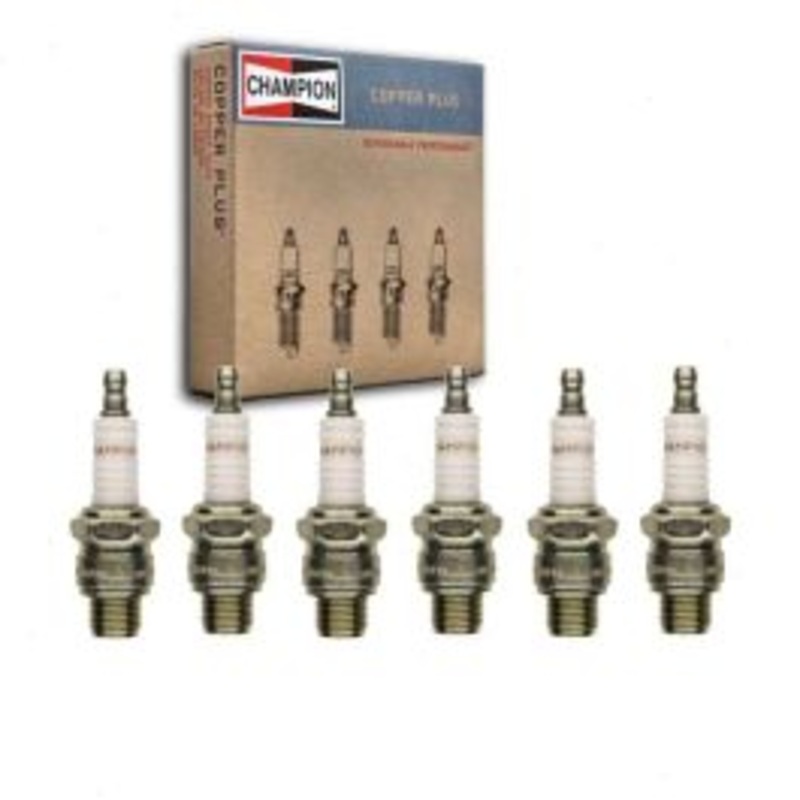 6 pc Champion Copper Plus 898 QL76V Spark Plugs