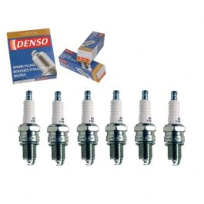 6 pc DENSO Standard U-Groove Spark Plugs for 1967-1969 GMC K15 K1500 Pickup 3.8L 4.1L L6