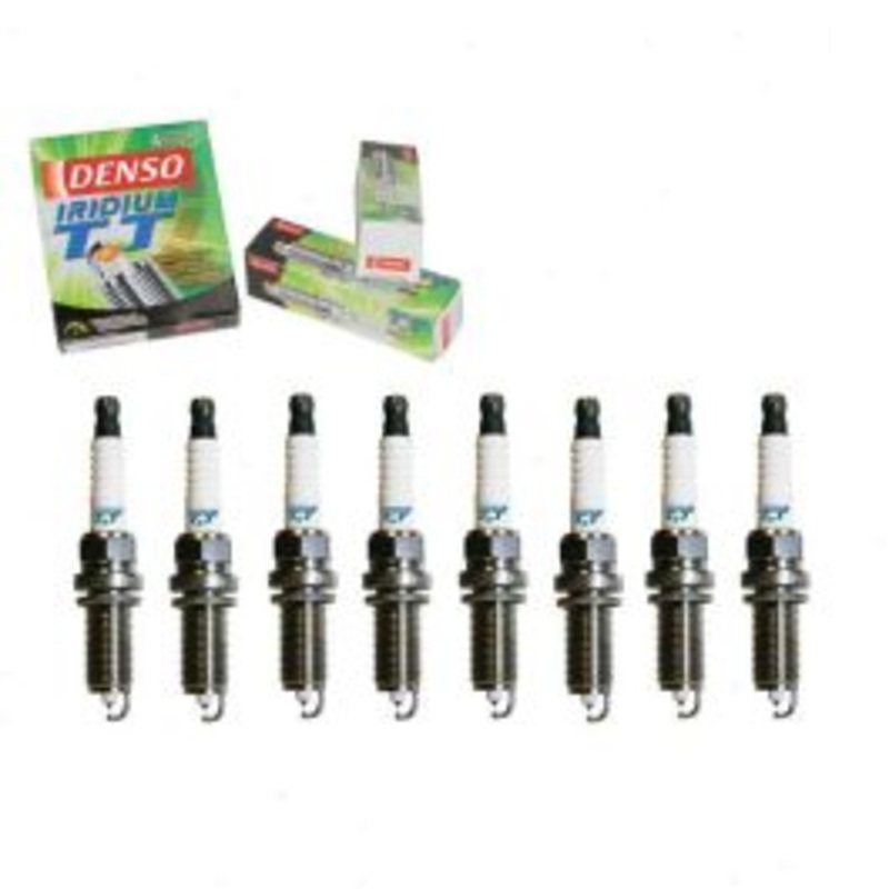 8 pc DENSO Iridium TT Spark Plugs for 2016 Nissan Titan XD 5.6L V8