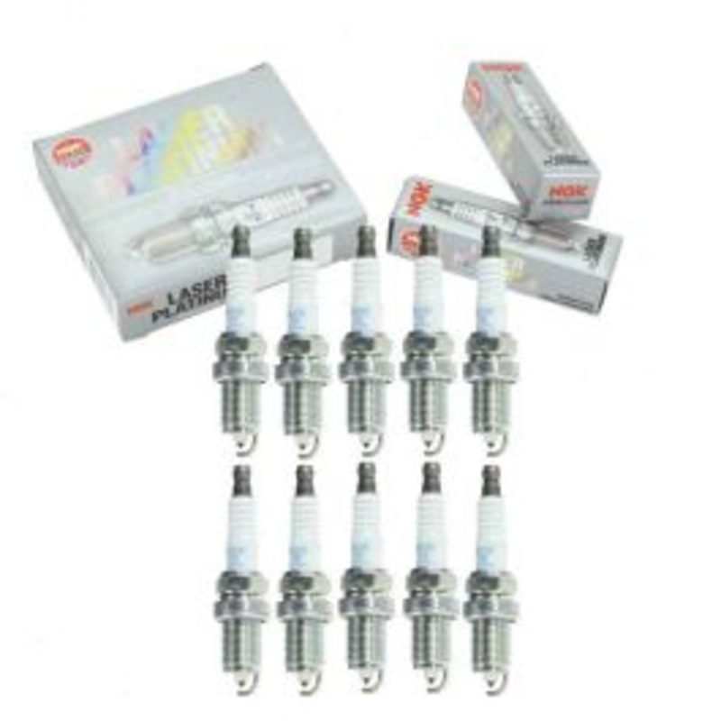 10 pc NGK Laser Platinum Spark Plugs for 1994-1996 Dodge Ram 3500 8.0L V10