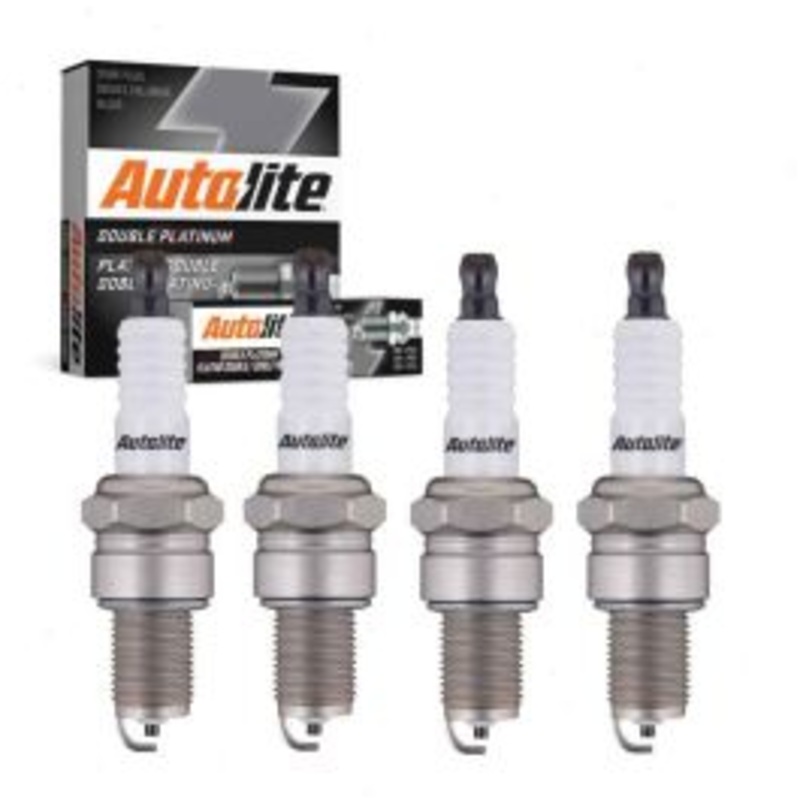 4 pc Autolite Double Platinum Spark Plug for 1981-1982 Renault R18i