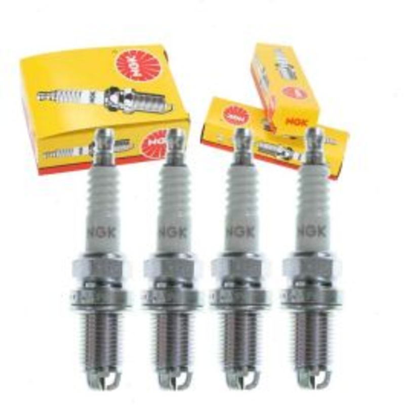 4 pc NGK Standard Spark Plugs for 1991 Peugeot 405 1.9L L4