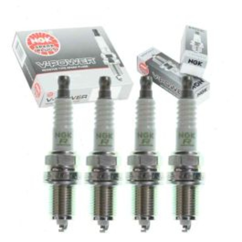 4 pc NGK V-Power Spark Plugs for 1994-1998 Toyota T100 2.7L L4