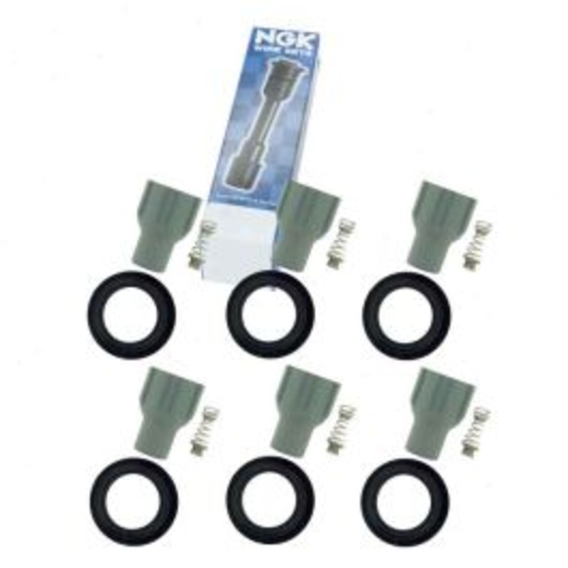 6 pc NGK Ignition Coil Boots for 2010-2018 Chevrolet Traverse 3.6L V6