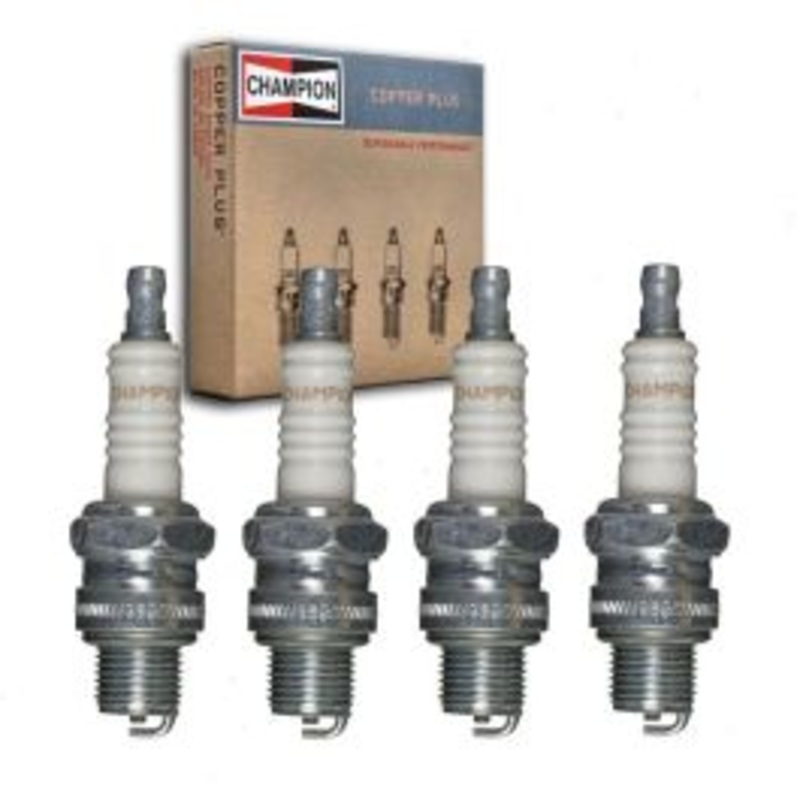 4 pc Champion Copper Plus Spark Plugs for 1957-1961 Goliath 1100 1.1L H4