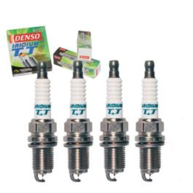 4 pc DENSO Iridium TT Spark Plugs for 1993-1998 Saturn SW2 1.9L L4