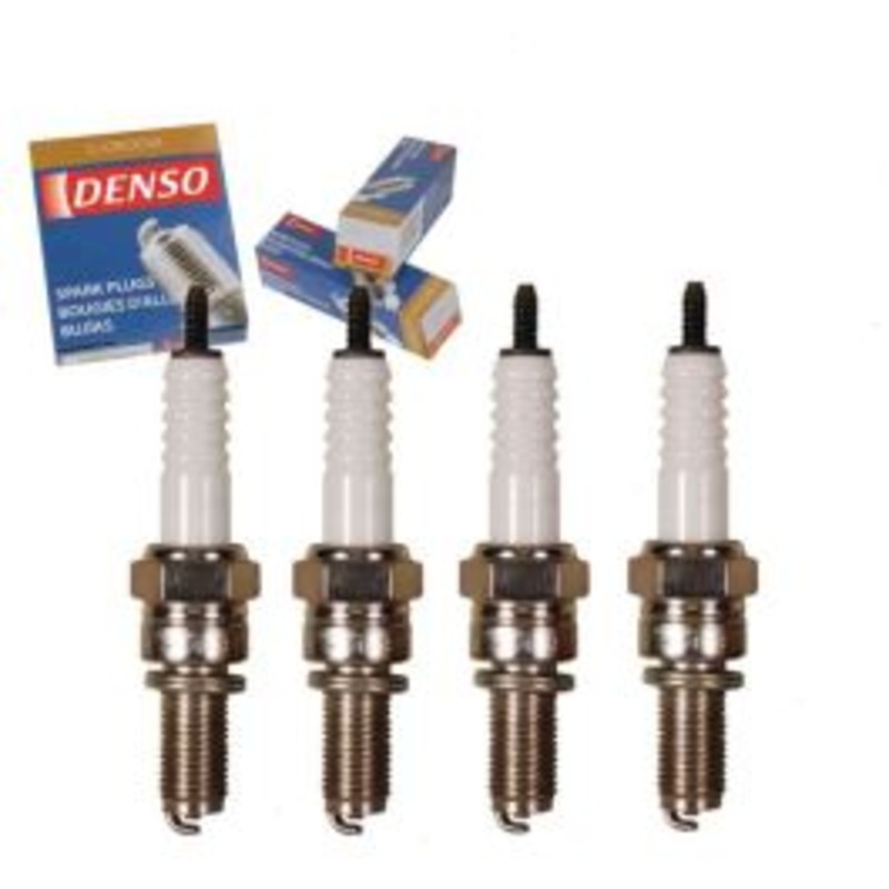 4 pc DENSO Standard U-Groove Spark Plugs for 1979-1980 Plymouth Arrow Pickup 2.6L L4