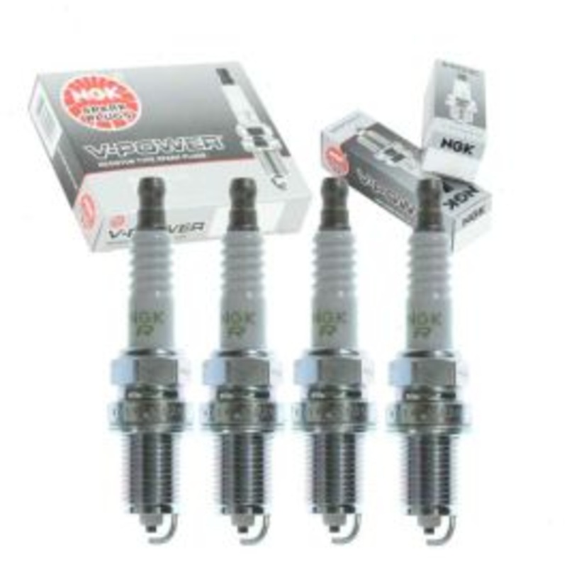 4 pc NGK V-Power Spark Plugs for 1985-1989 Toyota Corolla 1.6L L4