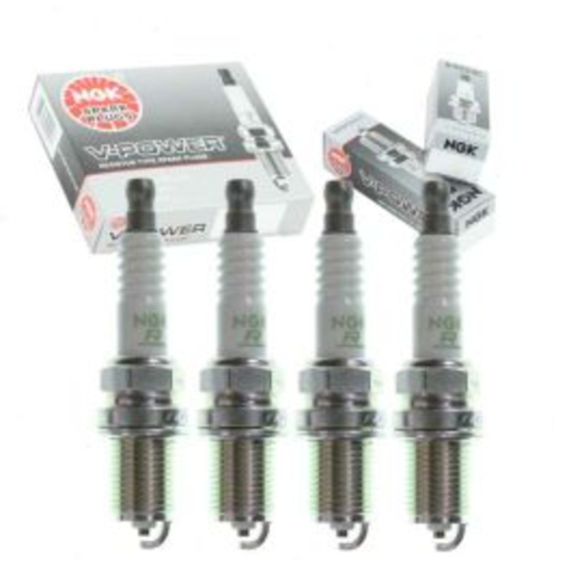 4 pc NGK V-Power Spark Plugs for 2003-2013 Toyota Matrix 1.8L 2.4L L4