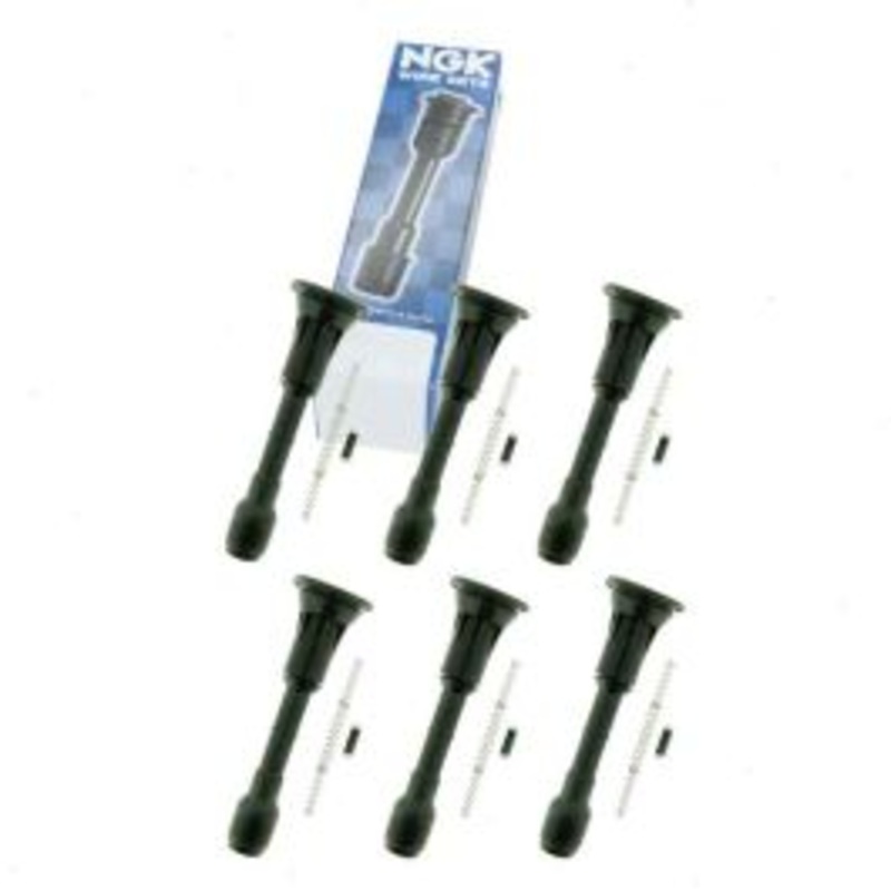 6 pc NGK Ignition Coil Boots for 2014 Infiniti Q60 3.7L V6