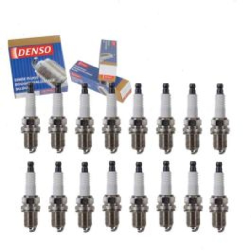 16 pc DENSO Standard Spark Plugs for 2002-2007 Mercedes-Benz ML500 5.0L V8