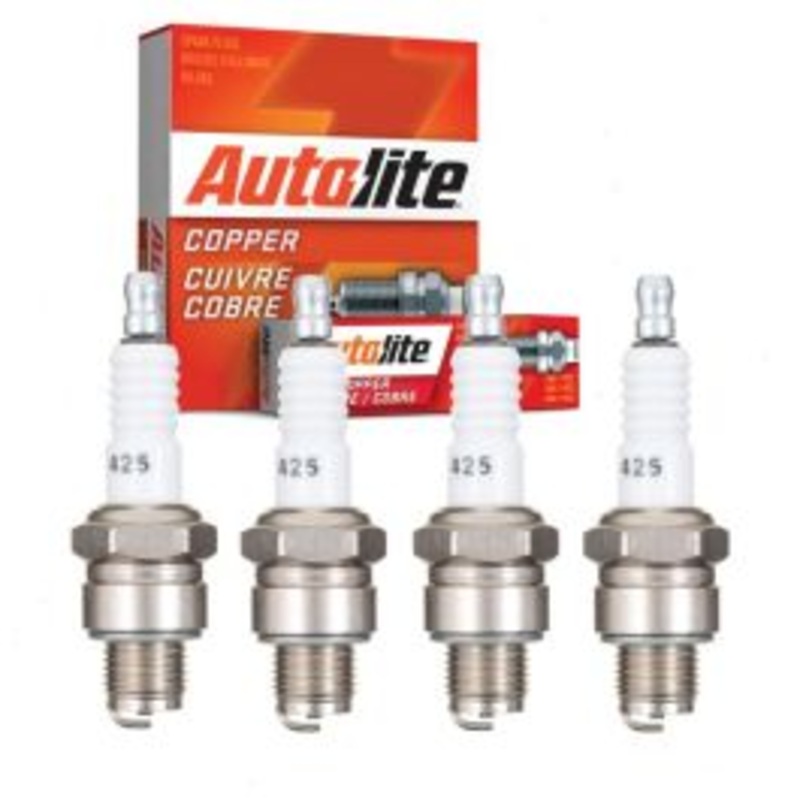 4 pc Autolite Copper Core Spark Plugs for 1958-1959 Skoda S445