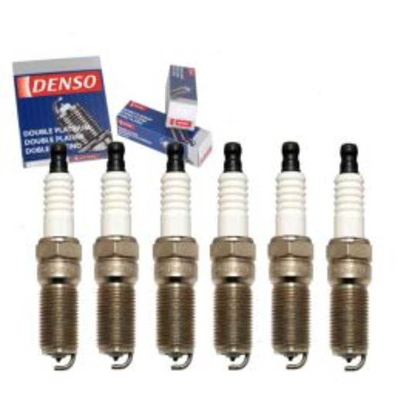 6 pc DENSO Double Platinum Spark Plugs for 2003-2006 Isuzu Ascender 4.2L L6