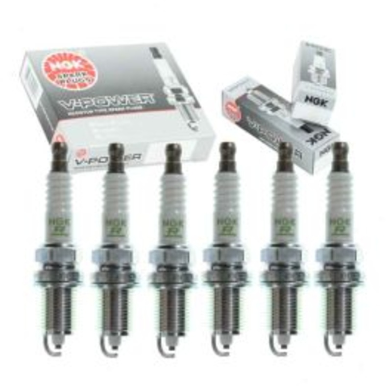 6 pc NGK V-Power Spark Plugs for 1993-1997 Mazda MX-6 2.5L V6