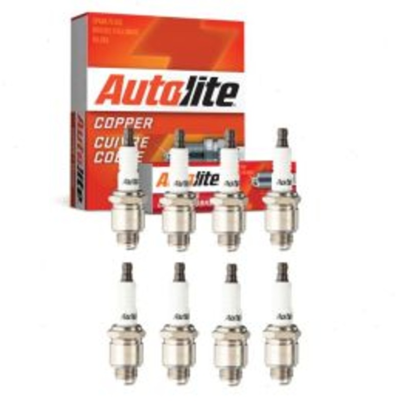 8 pc Autolite Copper Core Spark Plugs for 1960-1967 Chevrolet K10 Pickup 4.6L V8