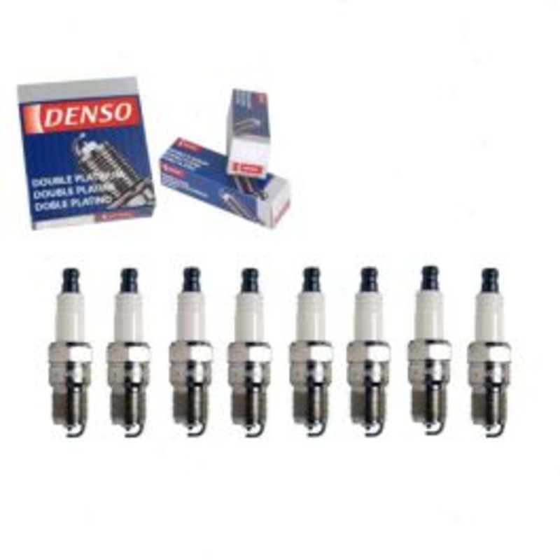 8 pc DENSO Double Platinum Spark Plugs for 1996-2000 Chevrolet K3500 5.7L 7.4L V8
