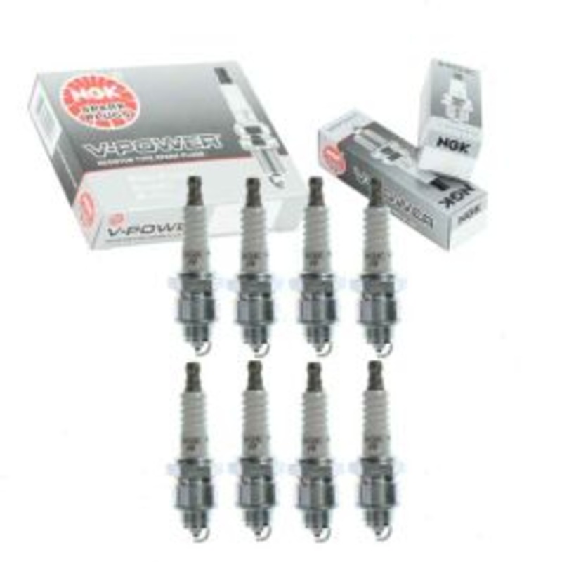 8 pc NGK V-Power Spark Plugs for 1951-1958 Buick Super 4.3L 5.3L 6.0L L8 V8