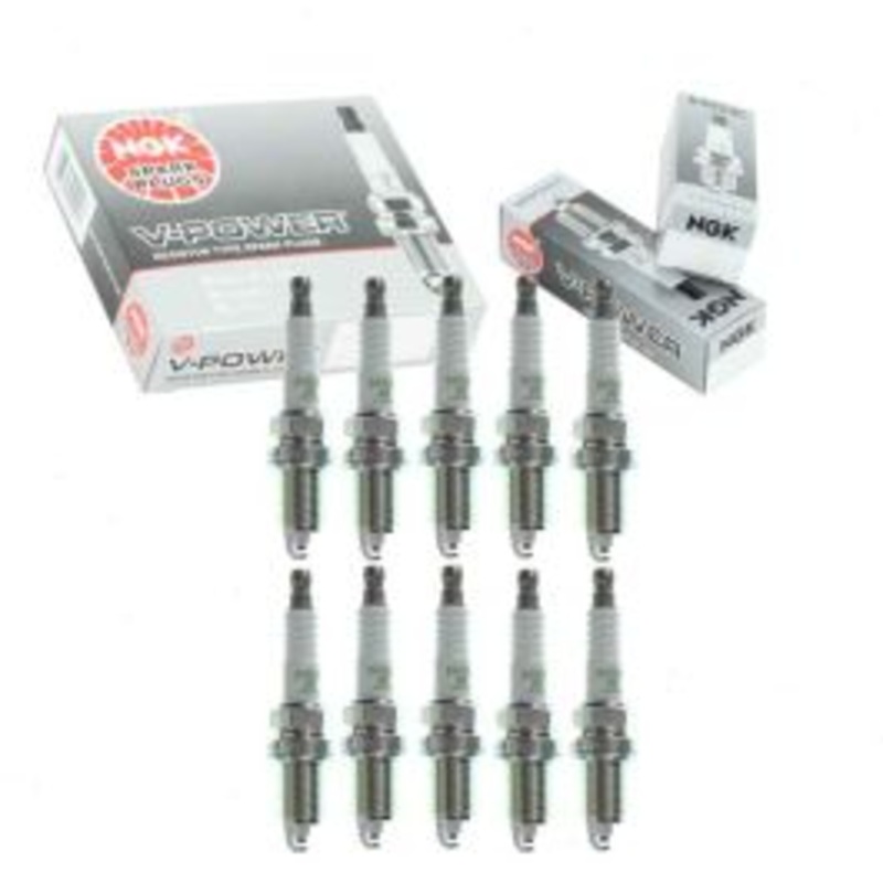 10 pc NGK V-Power 6987 ZFR6F-11G Spark Plugs
