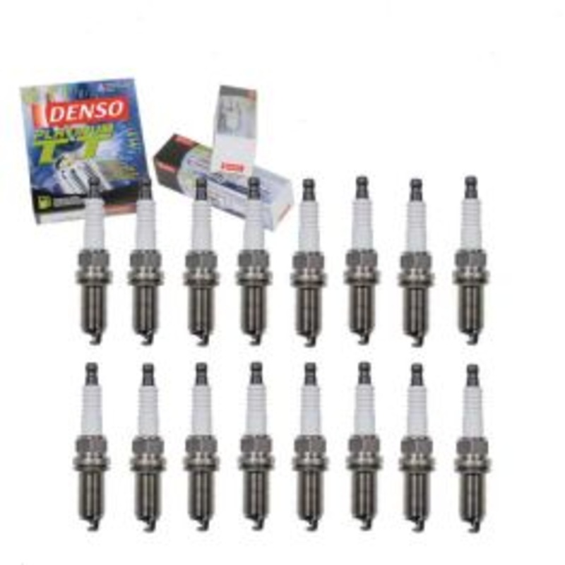 16 pc DENSO Platinum TT Spark Plugs for 2014 Ram 4500 6.4L V8