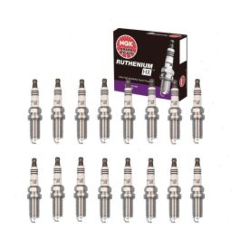 16 pc NGK Ruthenium HX Spark Plugs for 2009-2010 Dodge Ram 1500 5.7L V8
