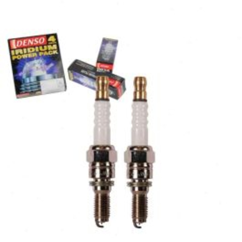 2 pc DENSO Iridium Power 5401 IY27 Spark Plugs
