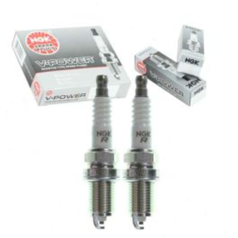 2 pc NGK V-Power 7373 FR5 Spark Plugs