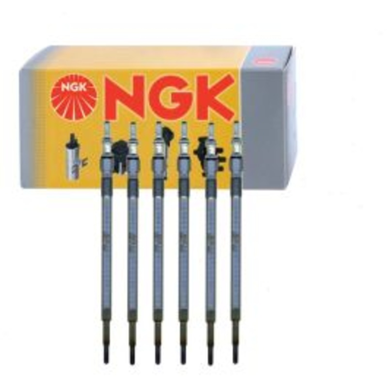 6 pc NGK Glow Diesel Glow Plugs for 2007-2009 Mercedes-Benz R320 3.0L V6