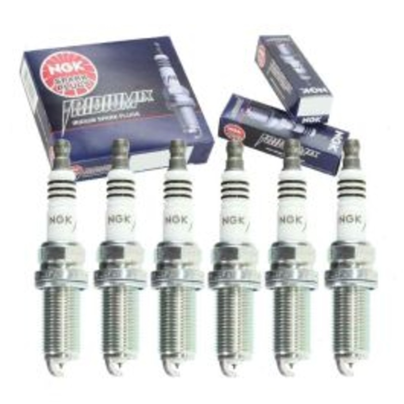 6 pc NGK Iridium IX Spark Plugs for 2008-2011 Land Rover LR2 3.2L L6