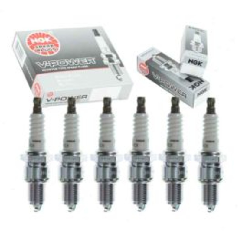 6 pc NGK V-Power Spark Plugs for 1963-1969 Chevrolet Biscayne 3.8L 4.1L L6