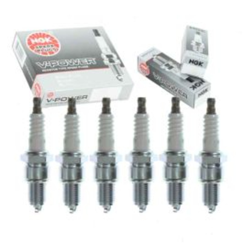 6 pc NGK V-Power Spark Plugs for 1977-1978 Nissan 280Z 2.8L L6