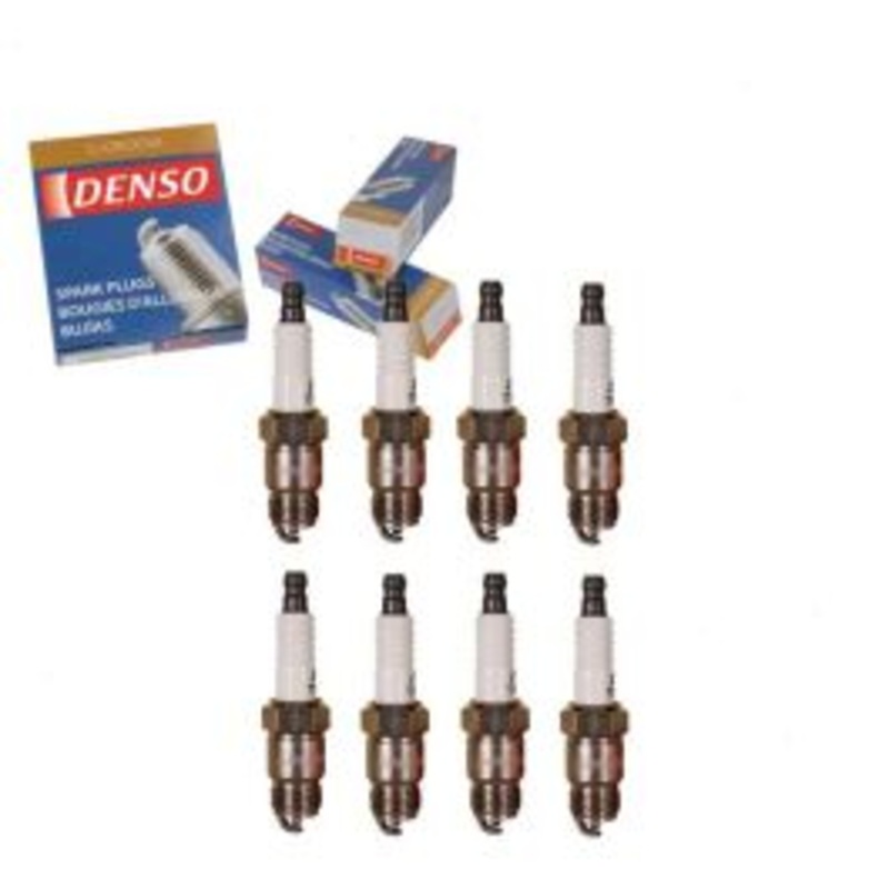 8 pc DENSO Standard U-Groove Spark Plugs for 1979-1985 GMC K1500 5.0L 5.7L 6.6L 7.4L V8