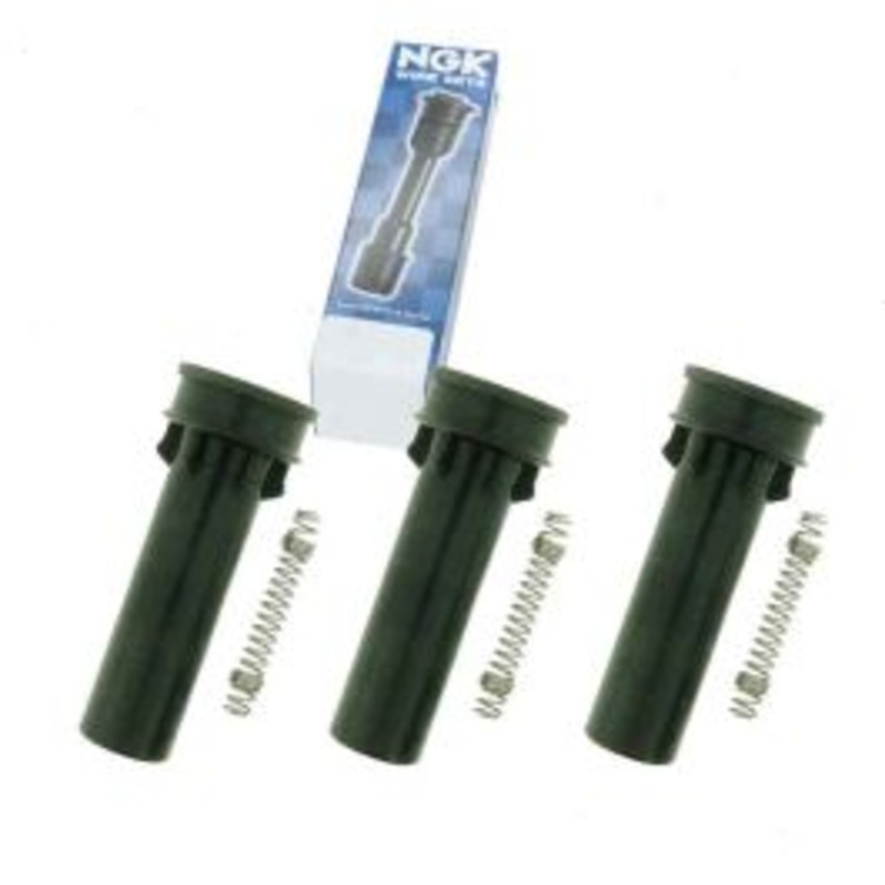 3 pc NGK Ignition Coil Boots for 2009-2010 Jeep Grand Cherokee 3.7L V6