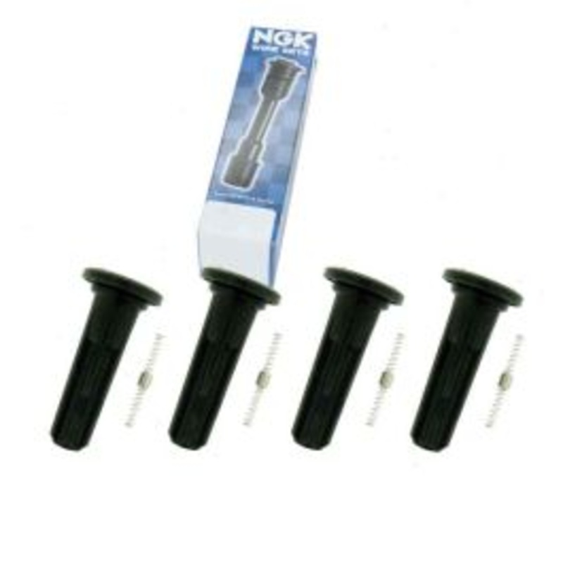 4 pc NGK Ignition Coil Boots for 2007-2008 Isuzu i-290 2.9L L4