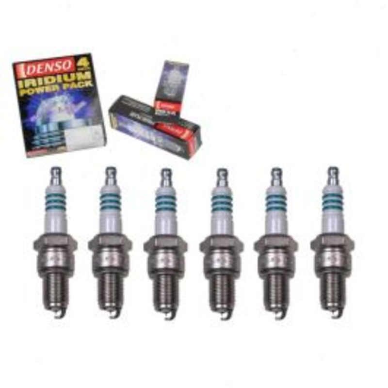 6 pc DENSO Iridium Power Spark Plugs for 1968 Pontiac Safari 4.1L L6